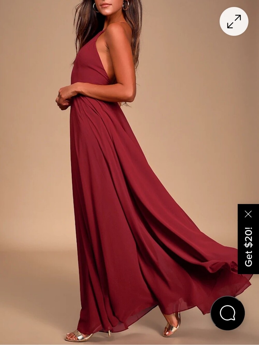 Mythical Kind of Love Wine Red Maxi Dress - Picture 2 of 10